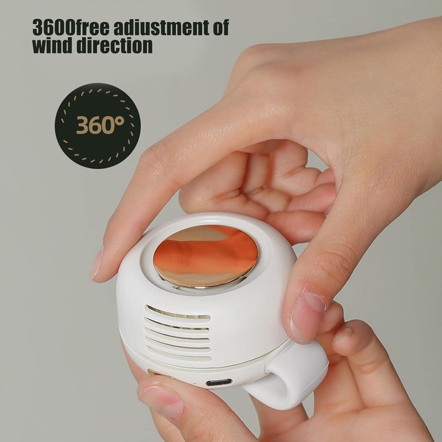 Mini Clip-on Fan - Handsfree Bladeless