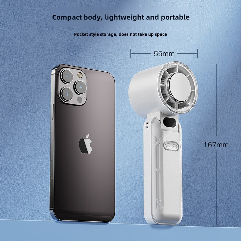 Ice Cooling Mini Fan - Digital Display Mini Fan - Portable Air Condition