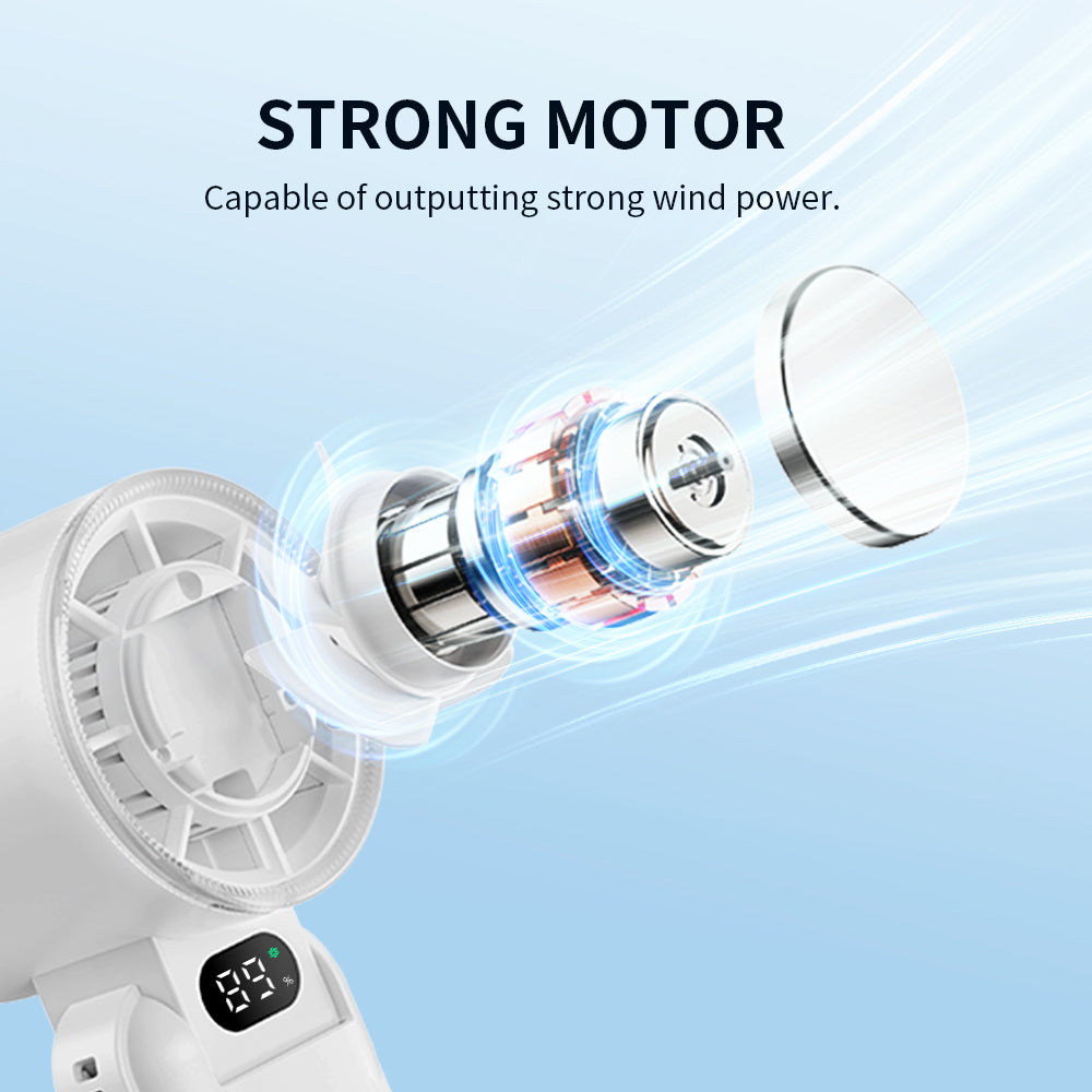 Ice Cooling Mini Fan - Digital Display Mini Fan - Portable Air Condition