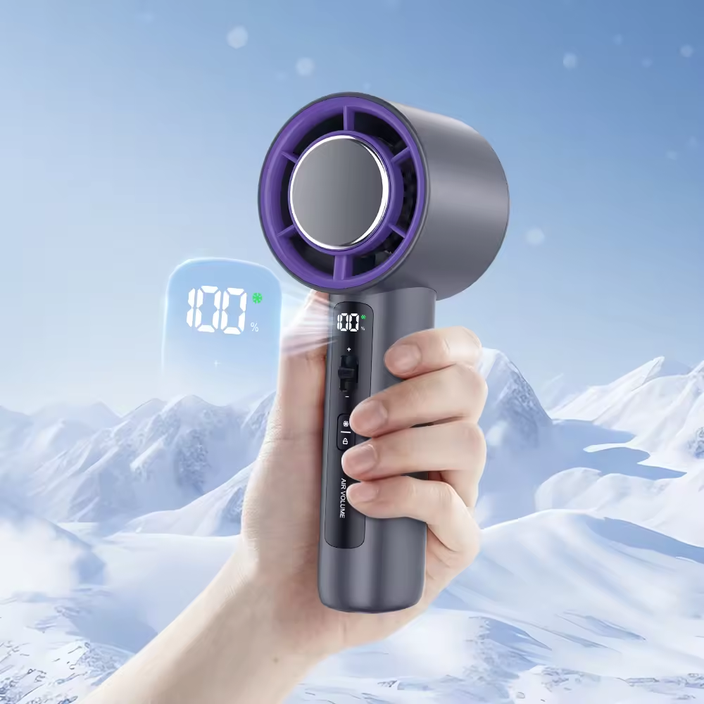Ice Handheld Fan - Indoor and Outdoor Use