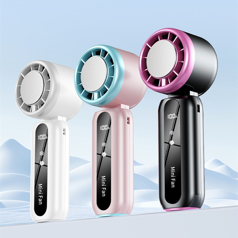 Ice Cooling Fan - Foldable Mini Fan - Indoor and Outdoor Use