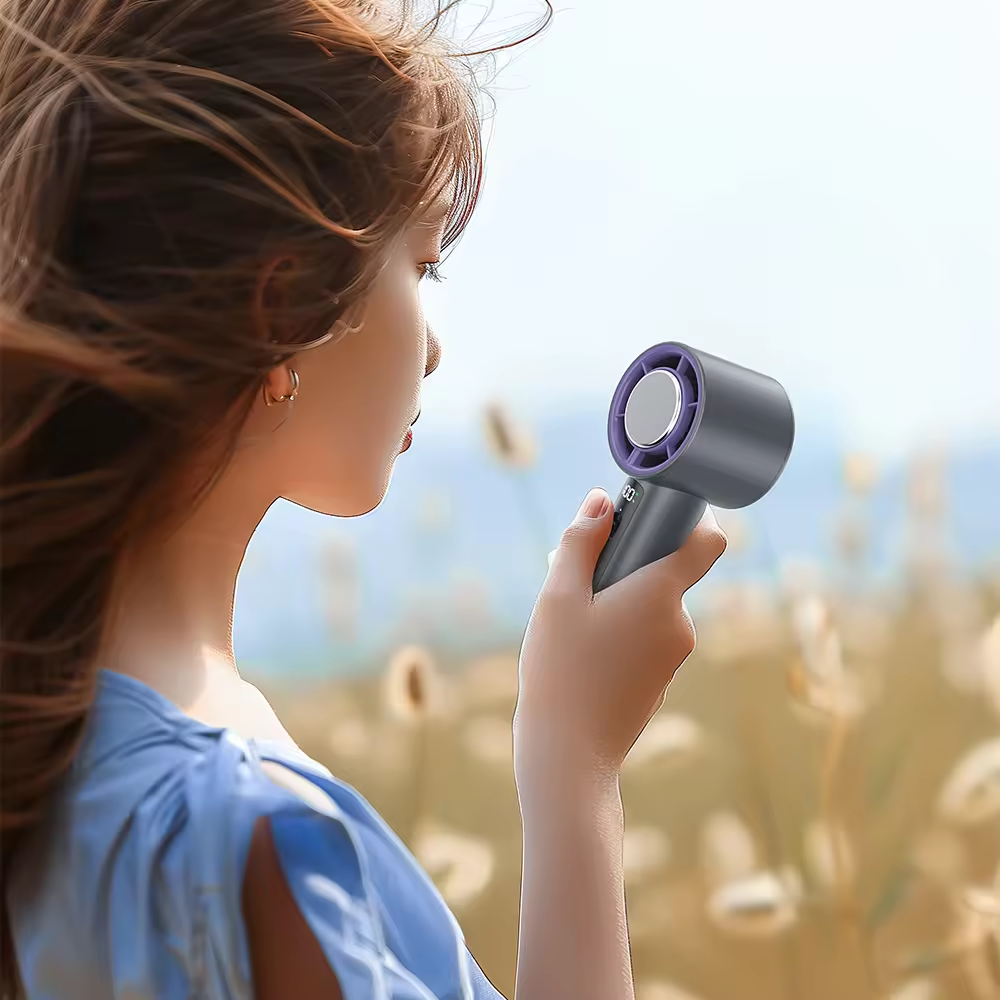 Ice Handheld Fan - Indoor and Outdoor Use