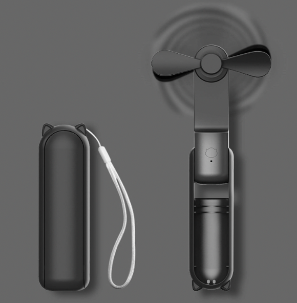 2-in-1 Mini Fan - Portable Charger - Power Bank